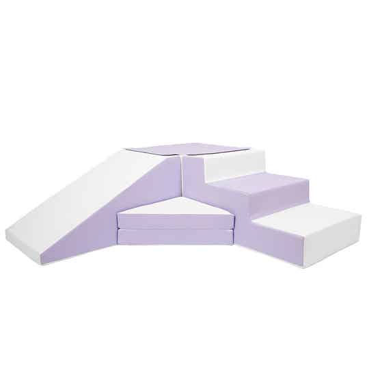 Jindl | Speelset foamblokken - trap + glijbaan - verschillende kleuren