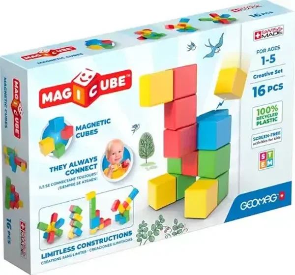 Geonag | Magicube creative set 16 stuks - magnetisch