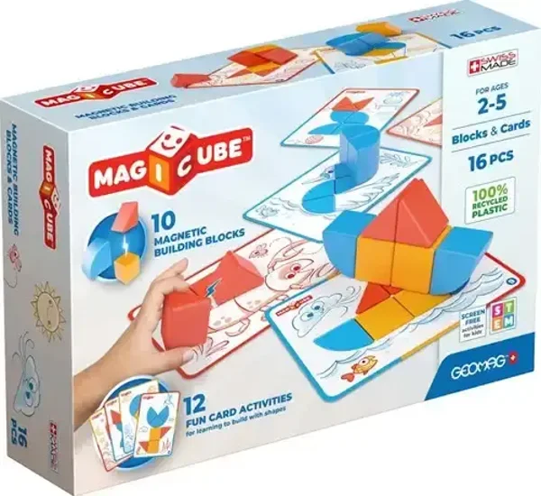 Geomag | Magicube shapes, blocks & cards 16 stuks - Magnetisch