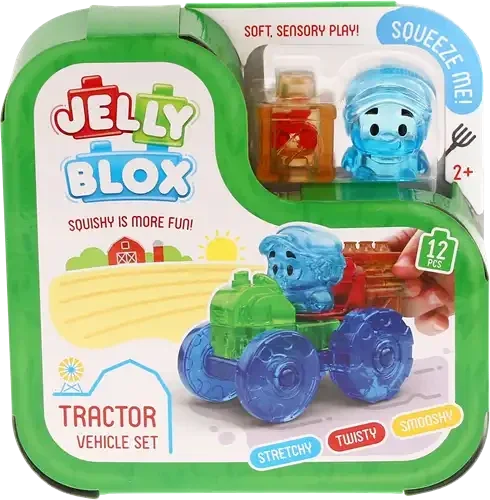 Jelly Blox | Tractor & Farmer (12 stuks)