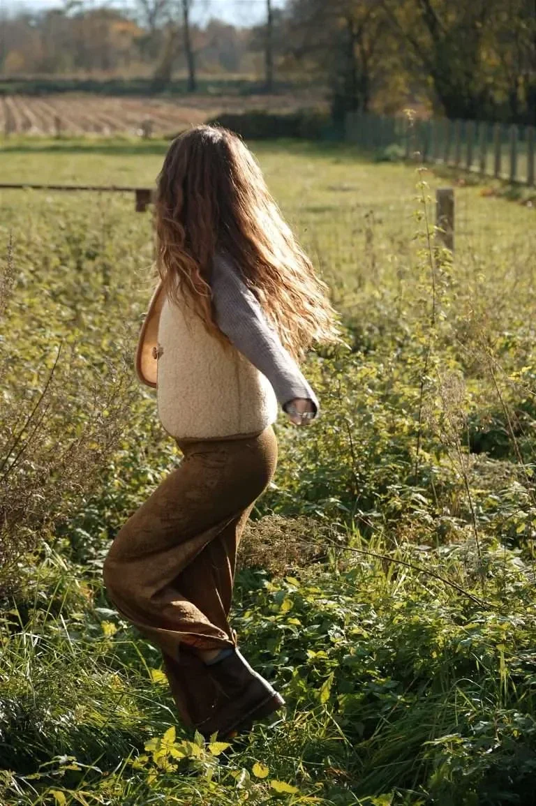 We Are Wovens | Wollen bodywarmer - Macchiato - Kind & volwassenen