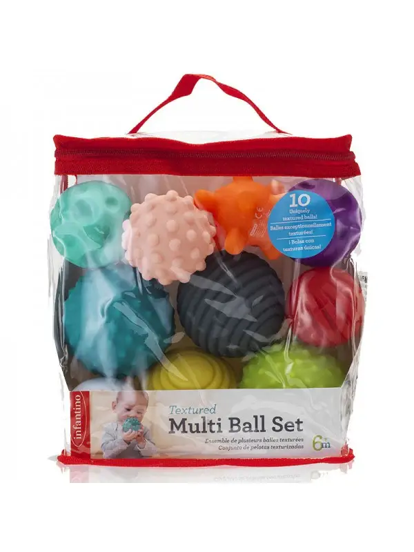 Infantino |  Multi Ball Set / Sensorische ballen 10 stuks