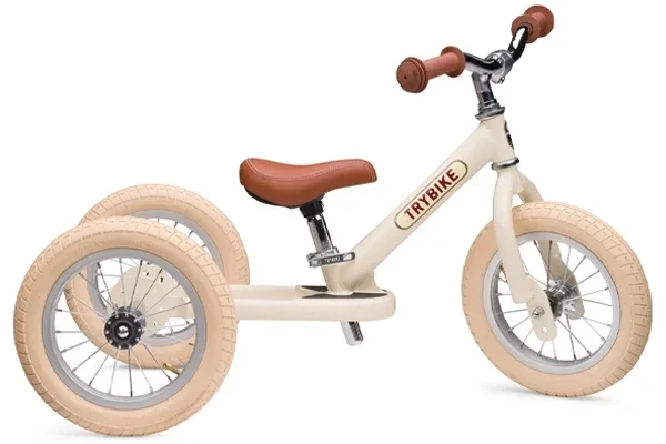 Trybike | Steel vintage Cream 2-in-1
