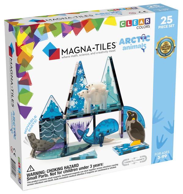 Lijstje Lucas | MagnaTiles | Noordpool Arctic 25 stuks