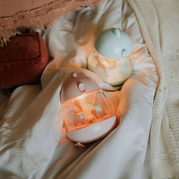 Mary's | Carroussel - Nachtlamp met muziek - blauw