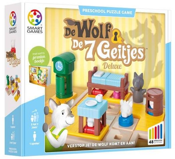 SMARTGAMES | De Wolf & de 7 geitjes Deluxe - Preschool puzzle game