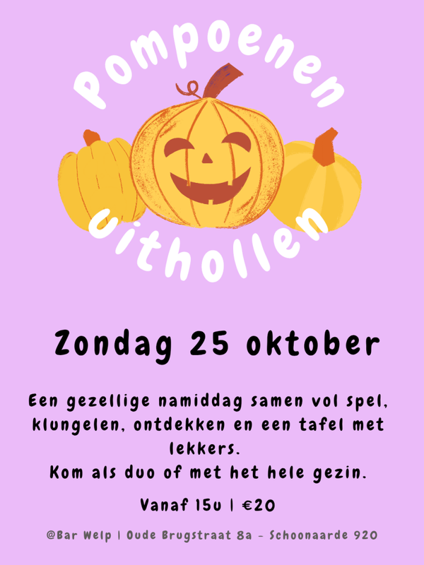 25.10 | Pompoenen uithollen