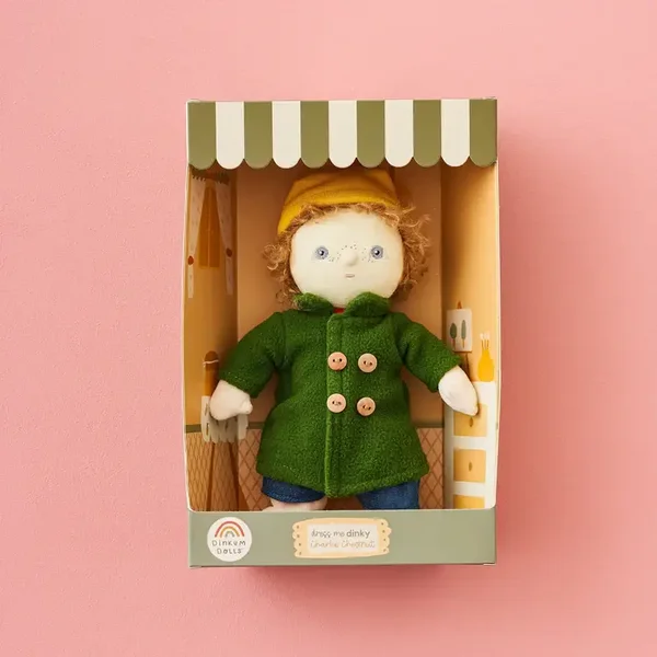Olli Ella | Dress me Dinky - Charlie Chestnut Green