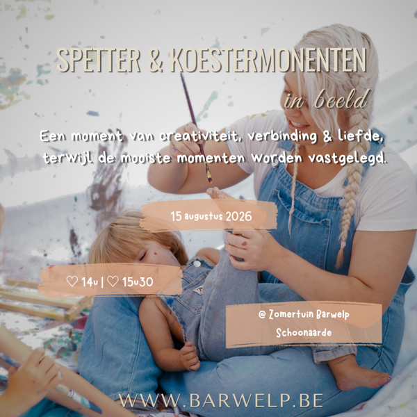 SPETTER & KOESTERMOMENTEN in Beeld | Verfshoot 15.08.2026