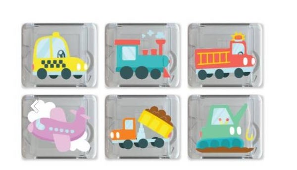 Glopals | light up cubes 6-pack auto