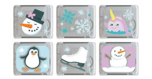 Lijstje Loà Mae | Glopals | light up cubes 6-pack Winter