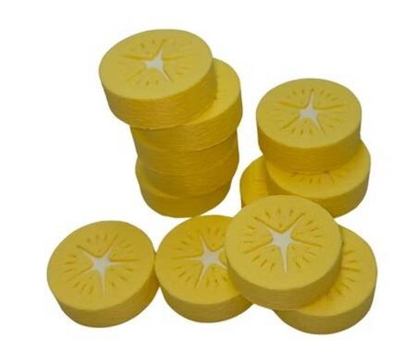 Play This Way | Bananenschijfjes 11stuks - Fruit Loose parts