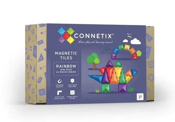 Lijstje Lucas | Connetix | Mini Pack Regenboog - 24 delig