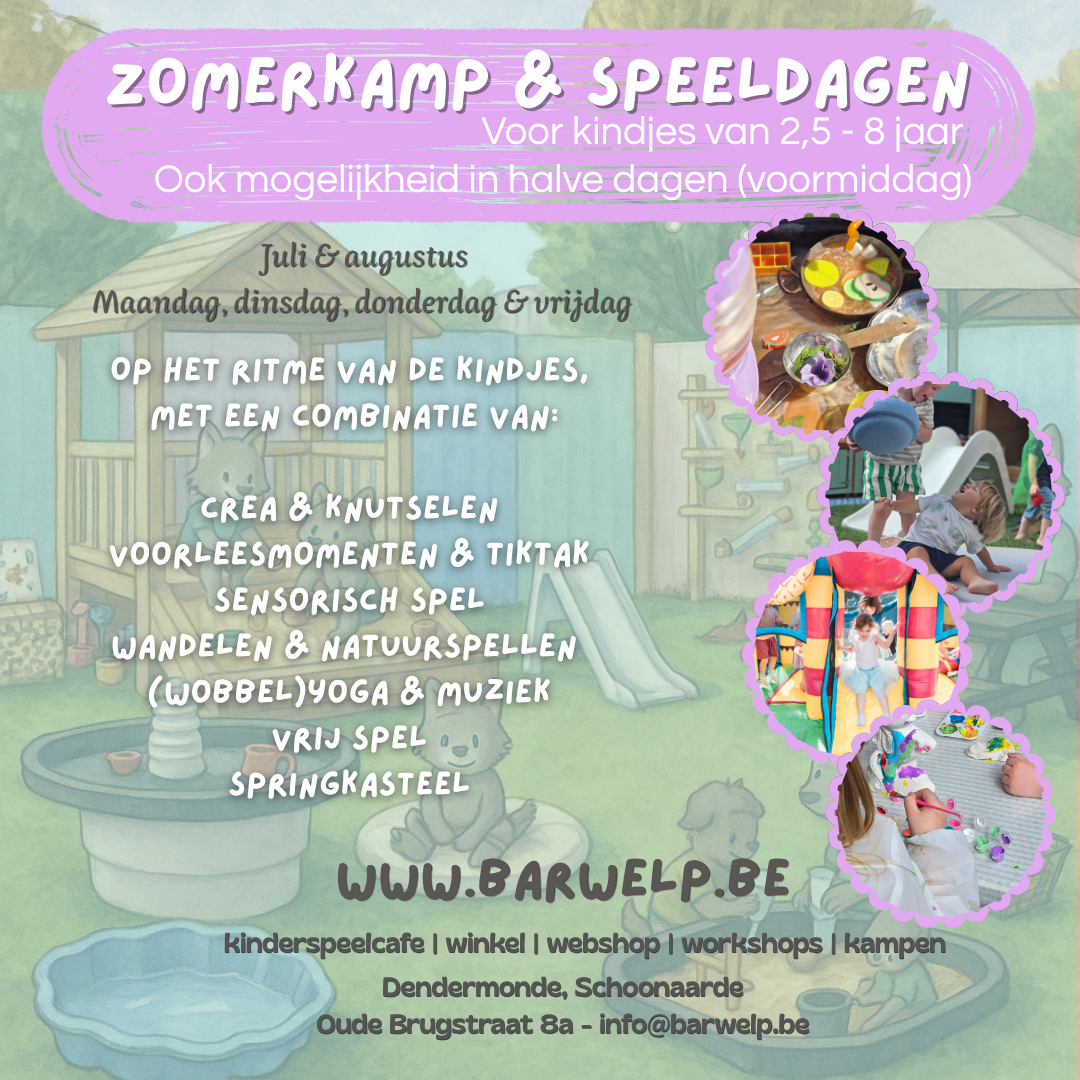 Zomerkamp en speeldagen | Juli & Augustus 2026