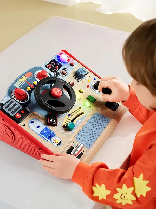 Topbright | Busy Board Brandweer STEM - Licht En Schakelaars - Board Fire Fighter