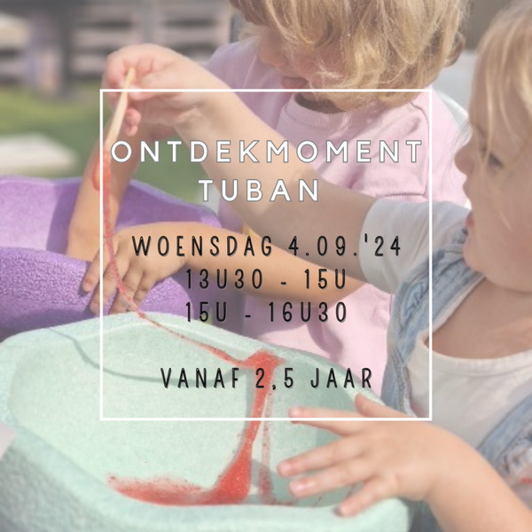 Speelsessie | Ontdekmoment TUBAN