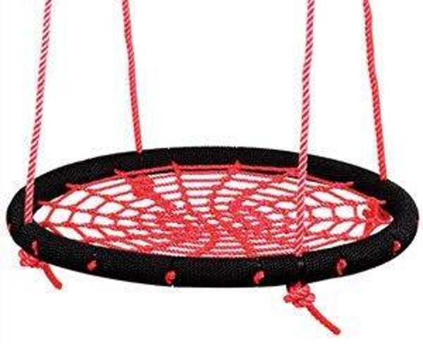 Nestschommel / Net schommel Rood/Zwart