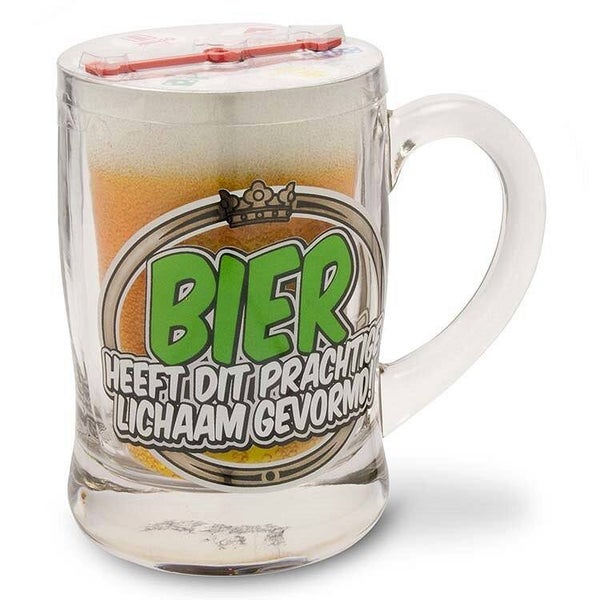 Bierpul met tekst
