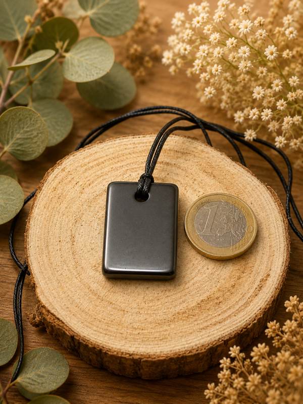 Shungite Medaglietta Girocollo