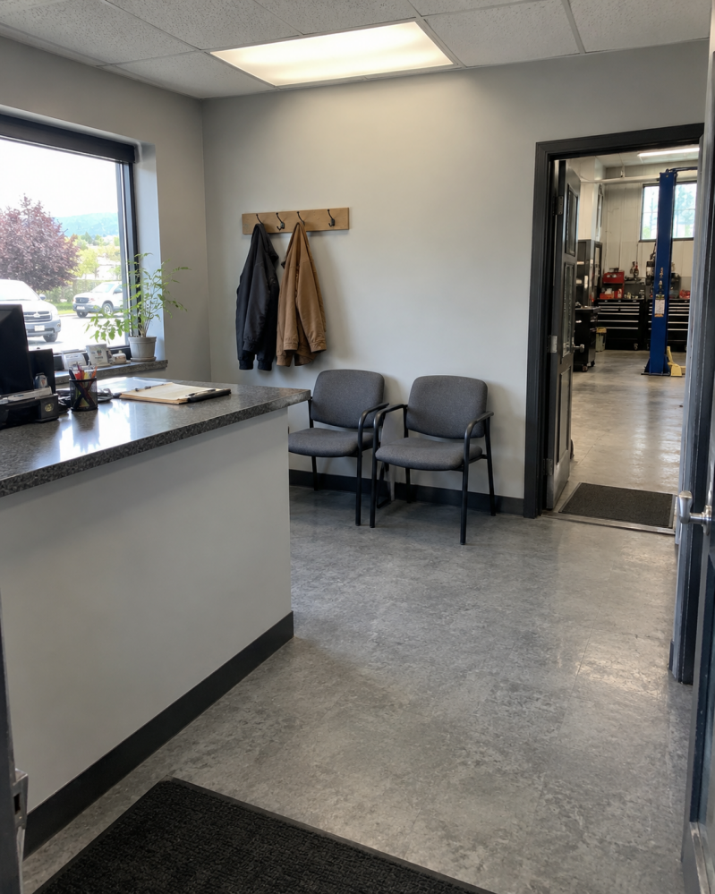 Reception area