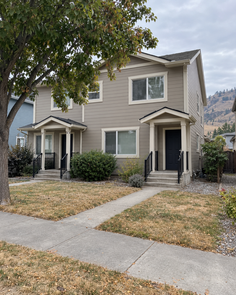 Two-storey home exterior