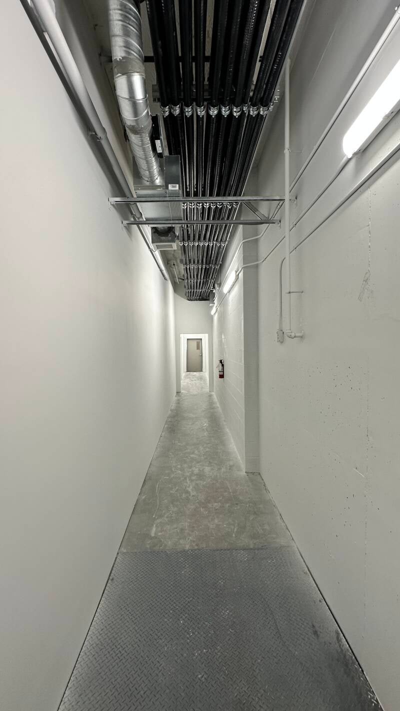 Commercial corridor walls
