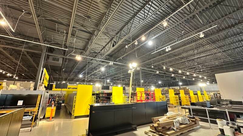 Warehouse ceiling