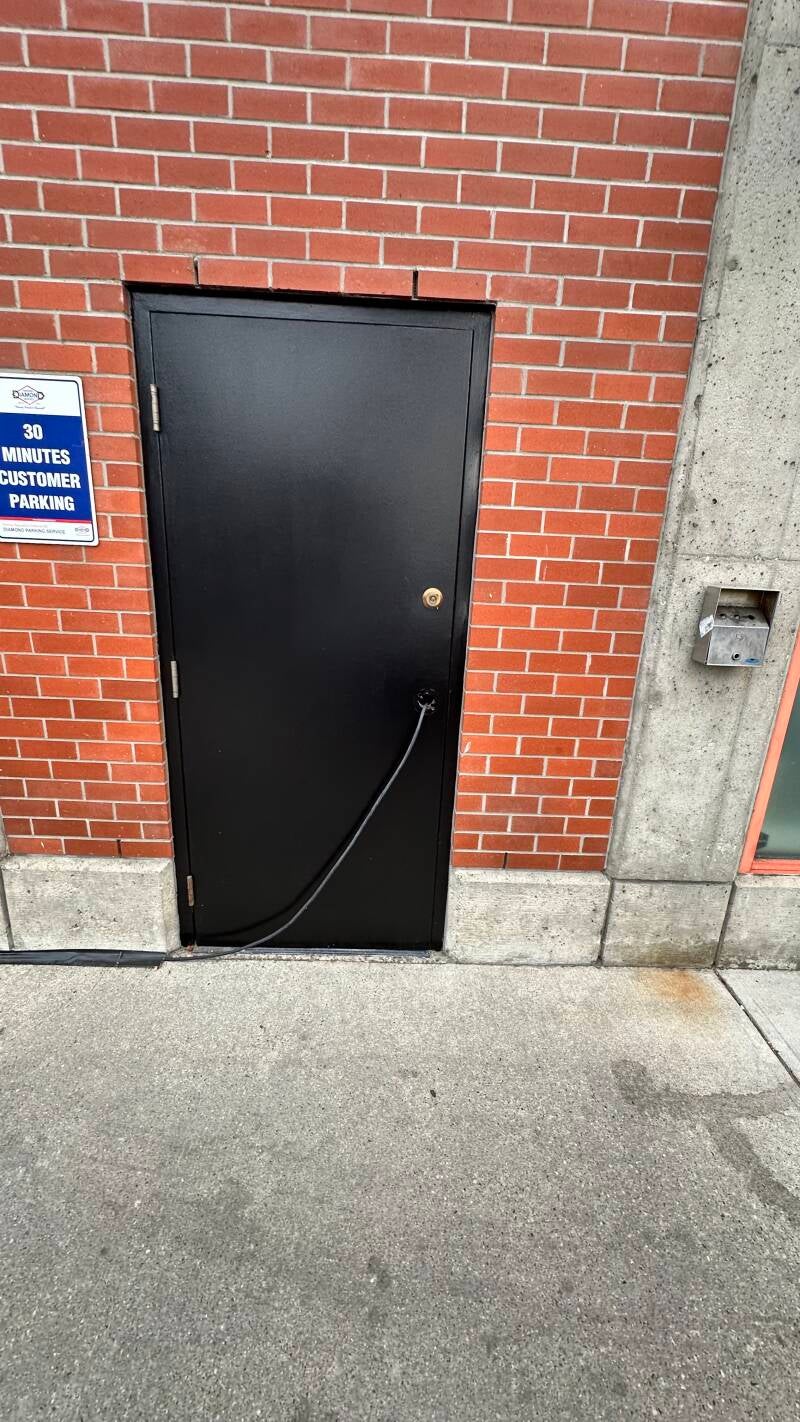 Finished exterior door