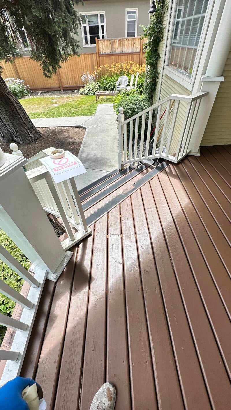 Deck and railing detail