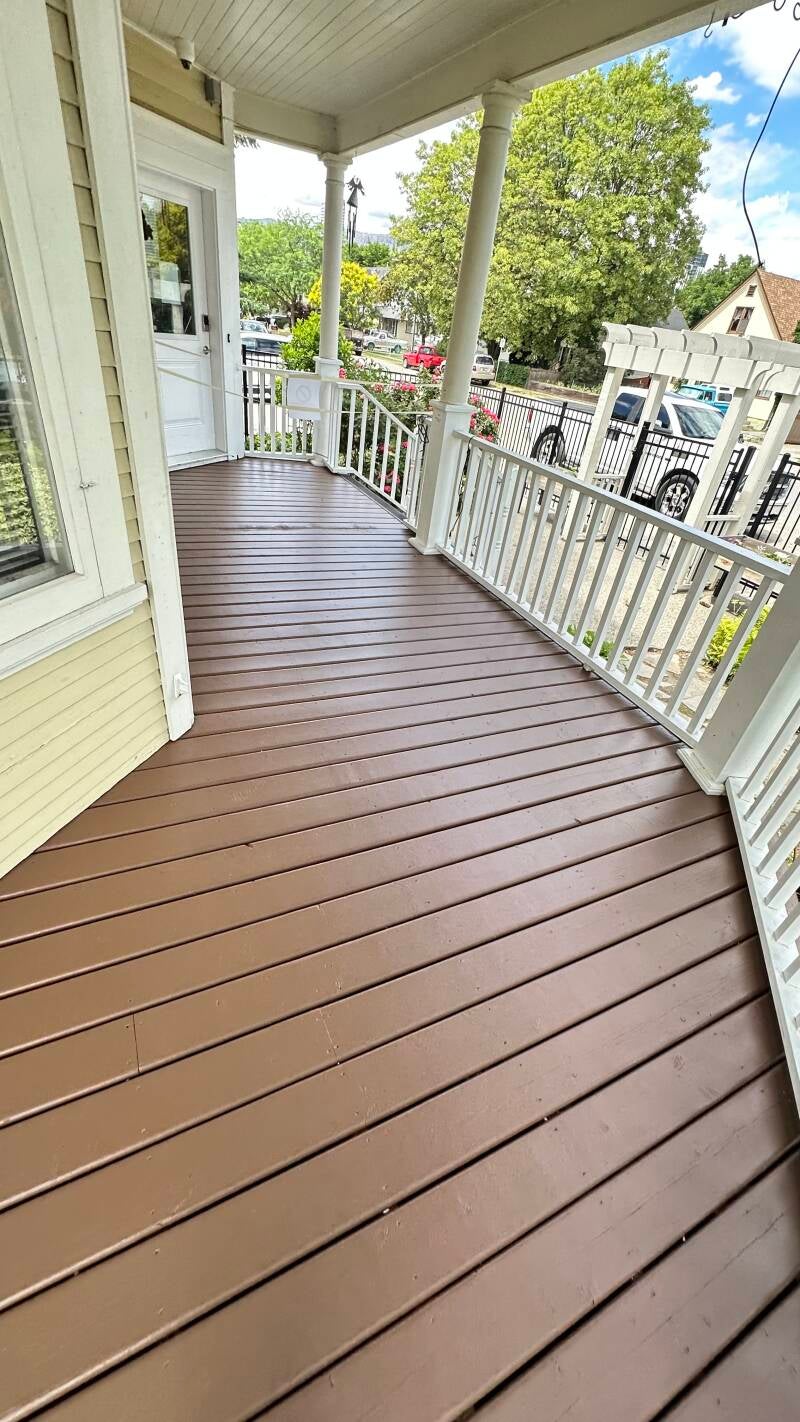 Deck finish from another angle