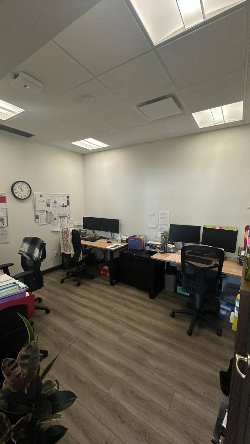 Office walls and ceiling