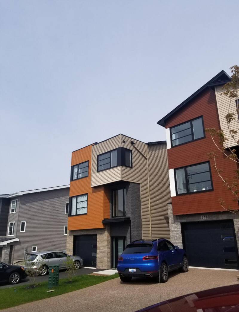 Townhome exteriors