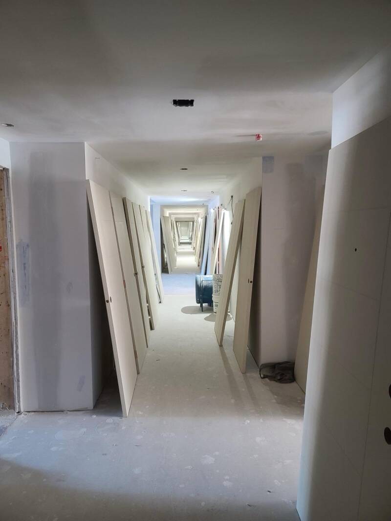 Ceiling preparation detail