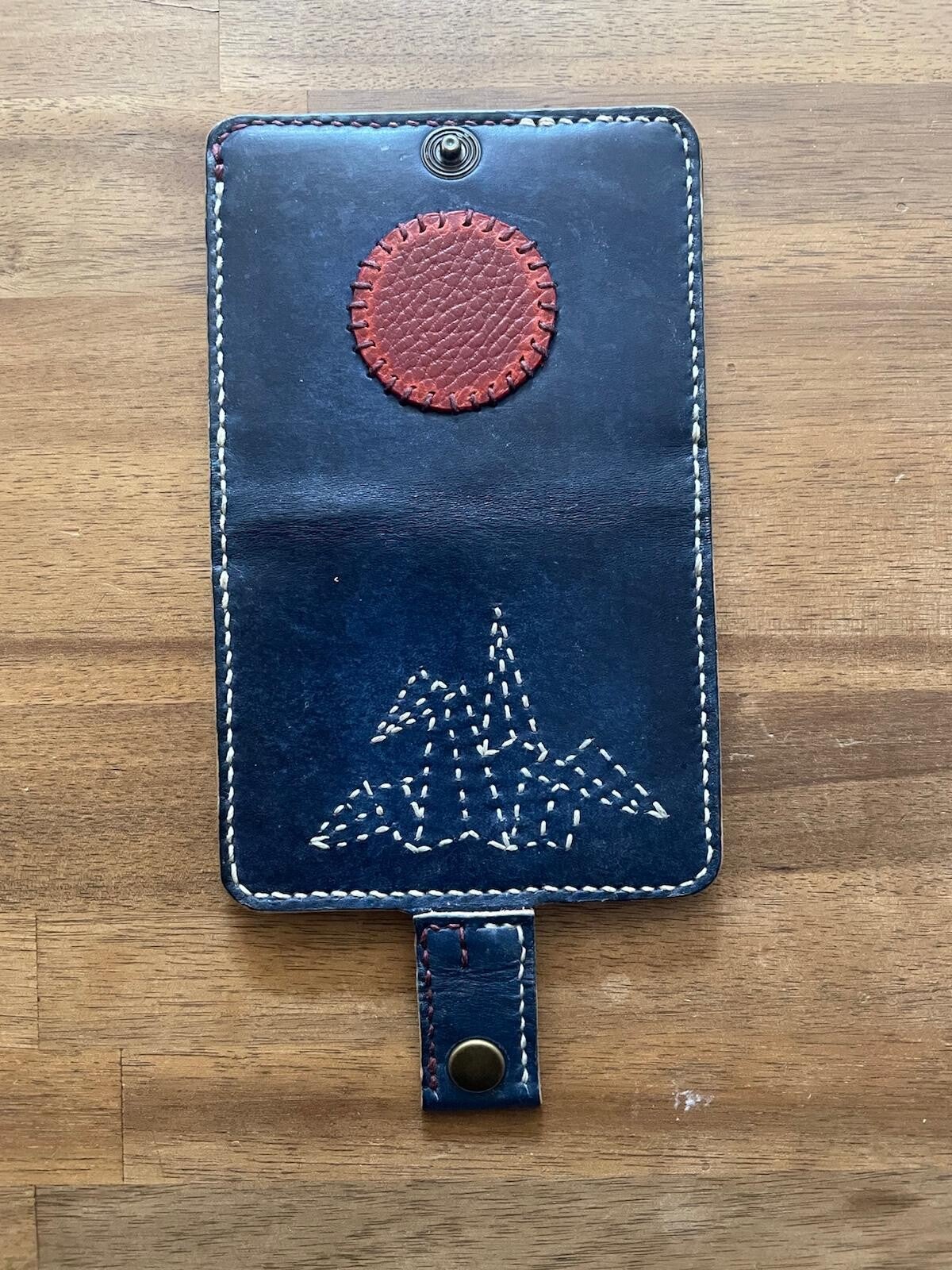 portefeuille brodé sachiko