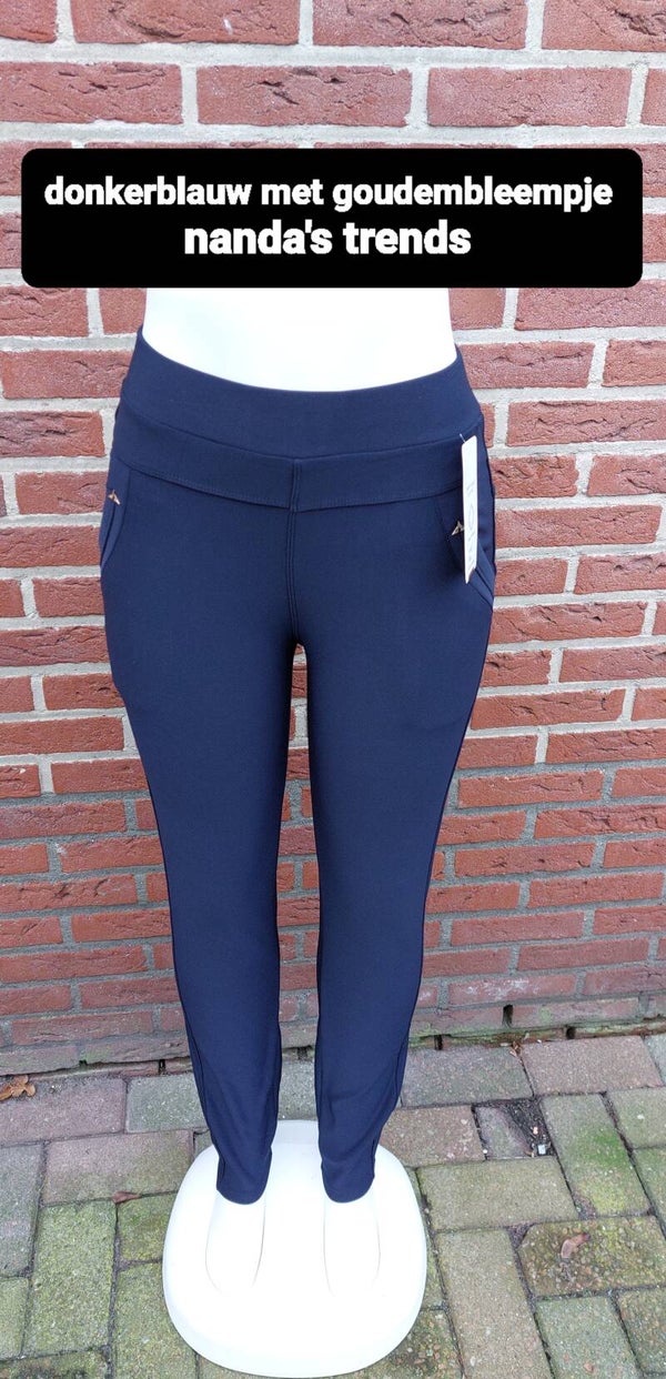 COMFORTBROEK  BLAUW