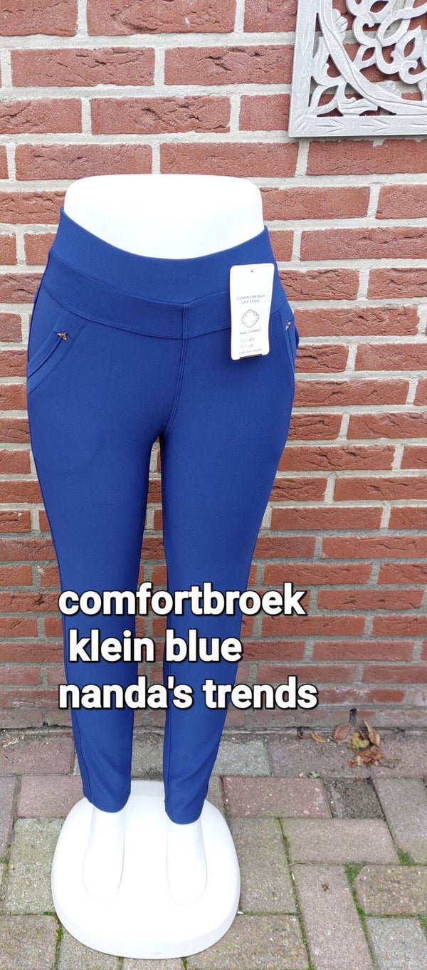 Comfortbroek klein blue