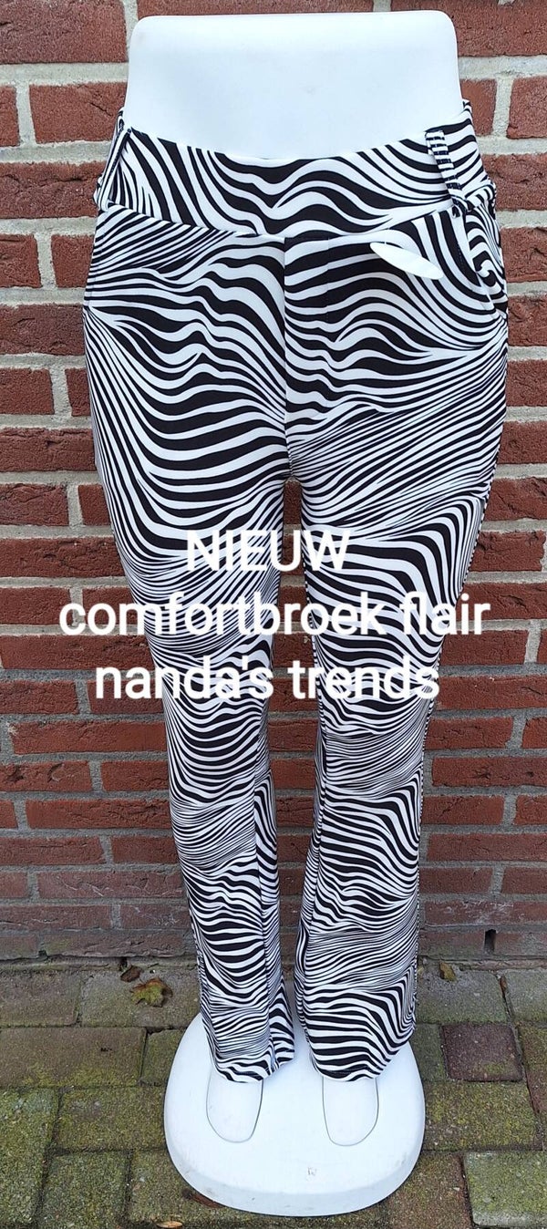 NIEUW COMFORTBROEK FLAIR ZEBRA