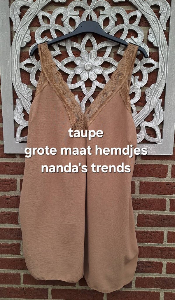 Nieuw hemdjes met kant grote maten