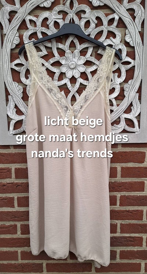 Nieuw hemdjes met kant grote maten