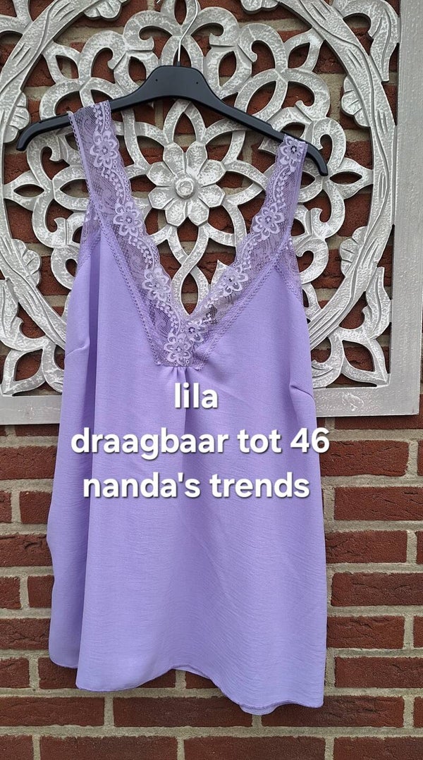 Nieuw hemdjes met kant tot 46