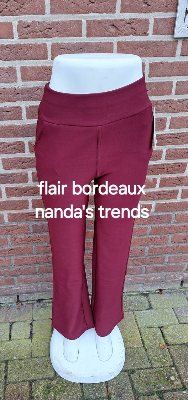 Flair bordeaux geen kontzakken
