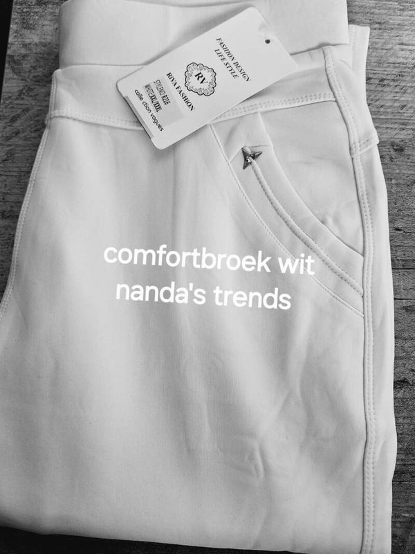 Comfortbroek wit