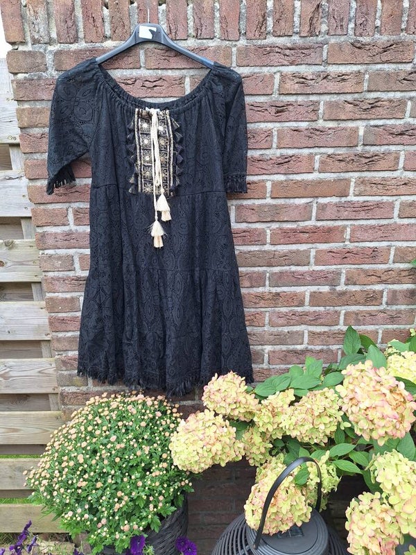 Zwarte Kanten tuniek