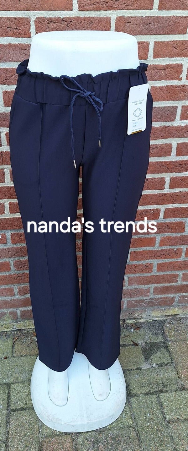 Comfortbroek flair rechtmodel 272 met touwtje