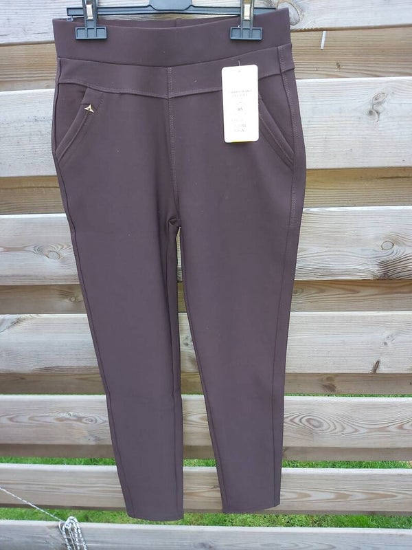 Comfortbroek donkerbruin
