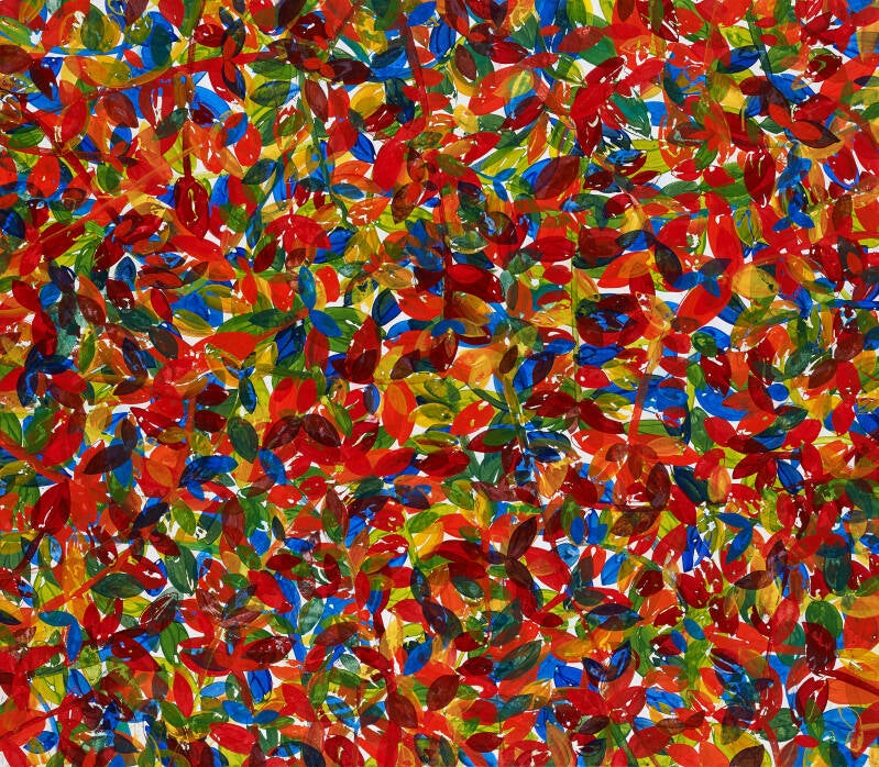 Ich glaube an die Zärtlichkeit  2017, Acryl auf Leinwand, 140 x 160 cm