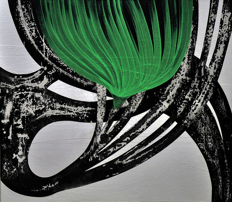 Du hast deine Schuhe ausgezogen  2026, 160x140 cm, Acryl auf Leinwand