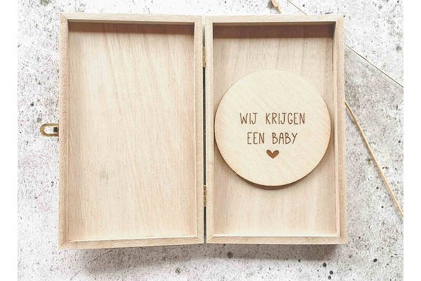 Baby aankondiging