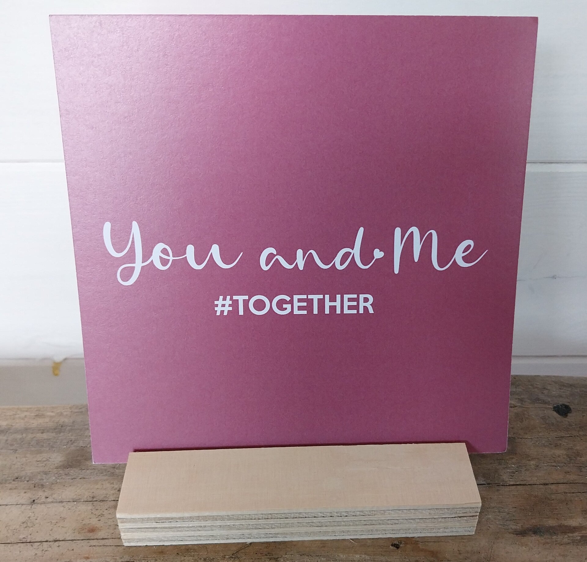 Ansichtkaart you & me together