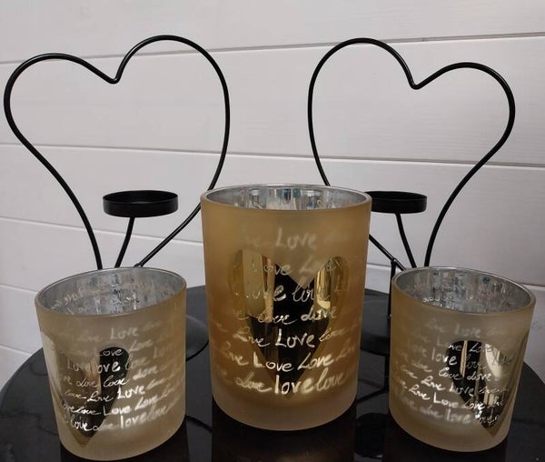 Theelichthouder love s